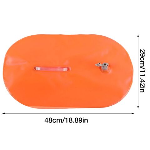 Dry Açık su Yüzme Şamandıra 807 Çift Hava Yastıklı SWIM BUOY 48x29 Cm
