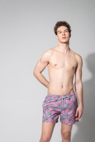 JOHN FRANK ERKEK ŞORT MAYO JFSS21SW38-PINEAPPLE
