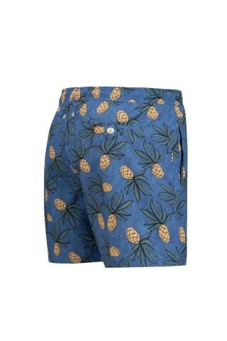 JOHN FRANK ERKEK ŞORT MAYO JFSS21SW39-PINEAPPLE BLUE