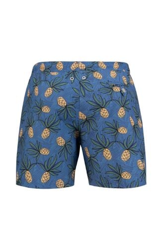 JOHN FRANK ERKEK ŞORT MAYO JFSS21SW39-PINEAPPLE BLUE