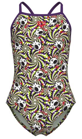 ARENA FUN SKULLS KIZ ÇOCUK YÜZÜCÜ MAYOSU 010284590